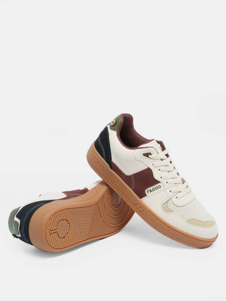 Ceiba Sneakers In Leather Faguo Beige men 23CG3206 other view 1