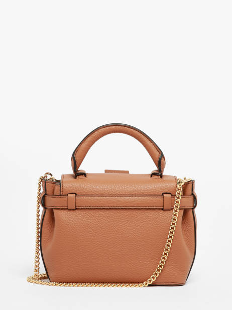 Sac Bandoulière Mini Charlie Cuir Lancel Marron charlie A12586 vue secondaire 4